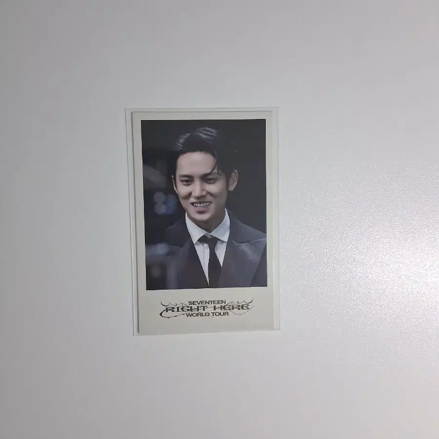 세븐틴 포토카드 민규 RIGHT HERE 월드투어 포카