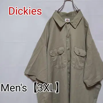 R30 [ US 수입 ] Dickies(디키즈) 반팔 셔츠 [ 3XL ] 베이지