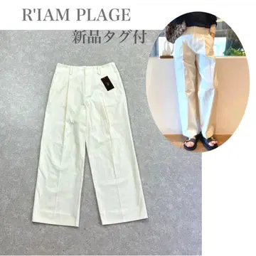 택 포함 새상품 R'IAM PLAGE R'IAM CHINO 팬츠 면 38