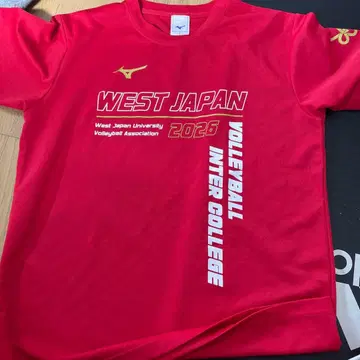 Mizuno WEST JAPAN 2026 배구 T셔츠