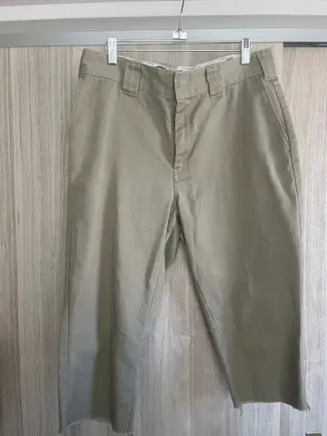 Dickies 치노 팬츠 하프 팬츠 베이지