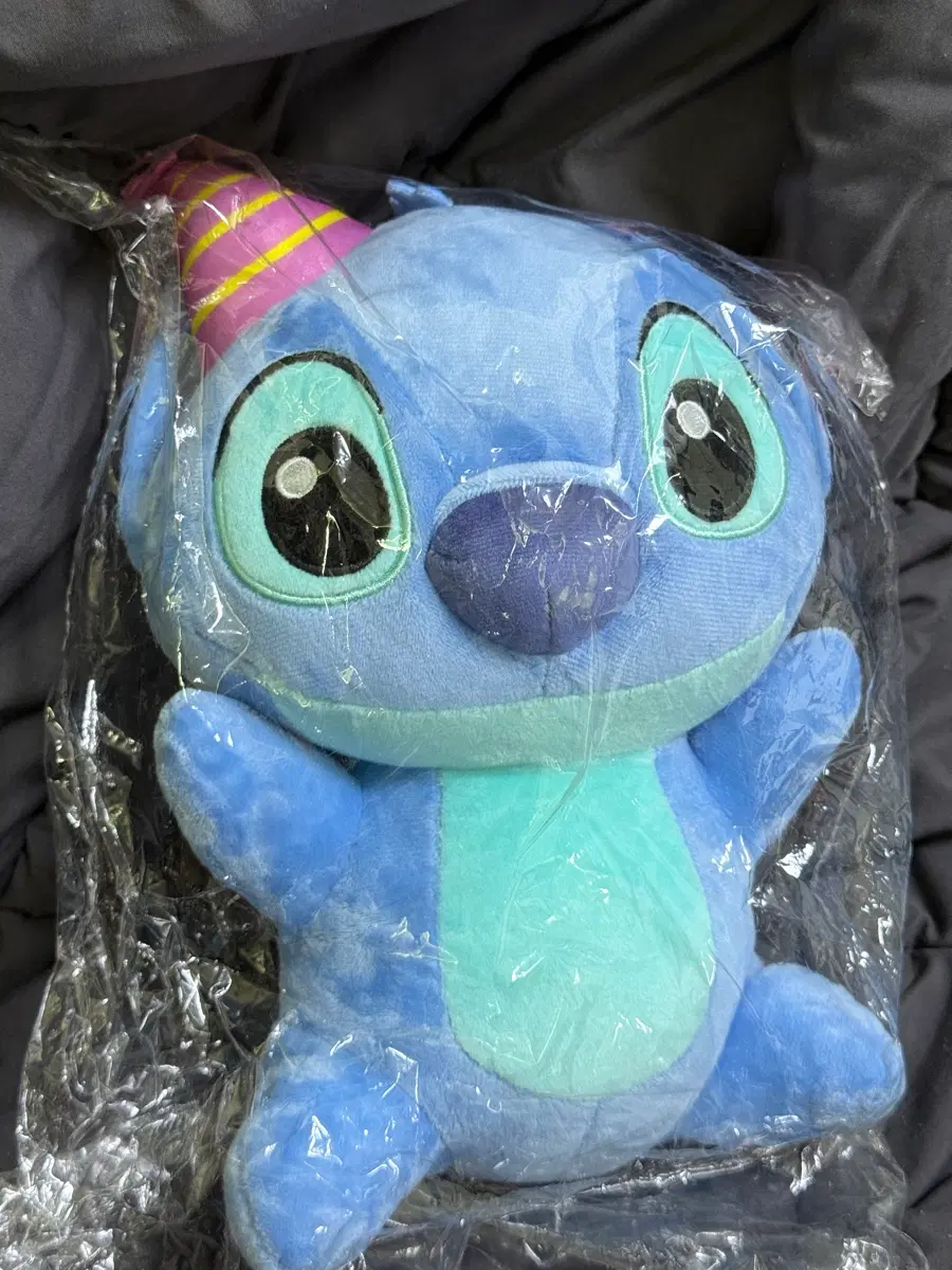 스티치 인형 파티 모자