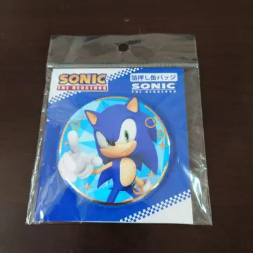 SONIC THE HEDGEHOG 금박 캔뱃지 소닉
