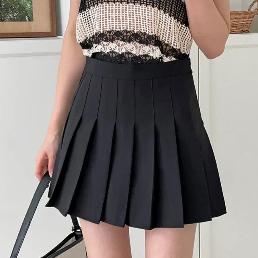 [재고정리/3000원] 여자 기본 데일리  플리츠 스커트 2color