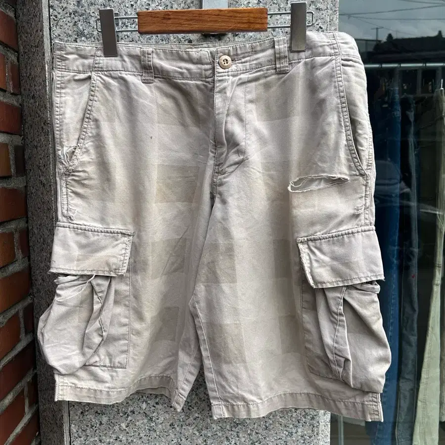 2000s 스투시 체크쇼츠