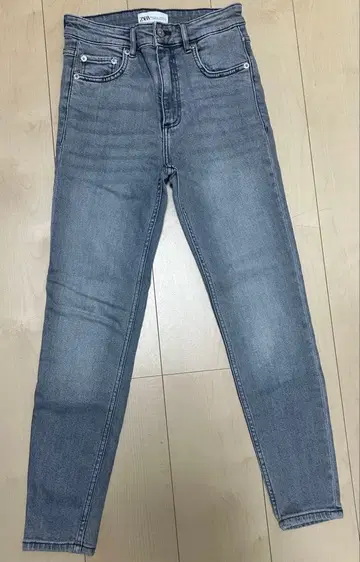 ZARA 스키니 데님 팬츠 그레이 EUR34