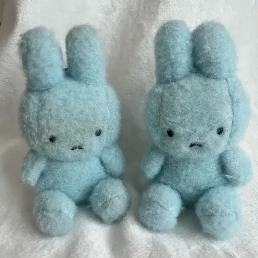 하늘색 미피 인형 키링