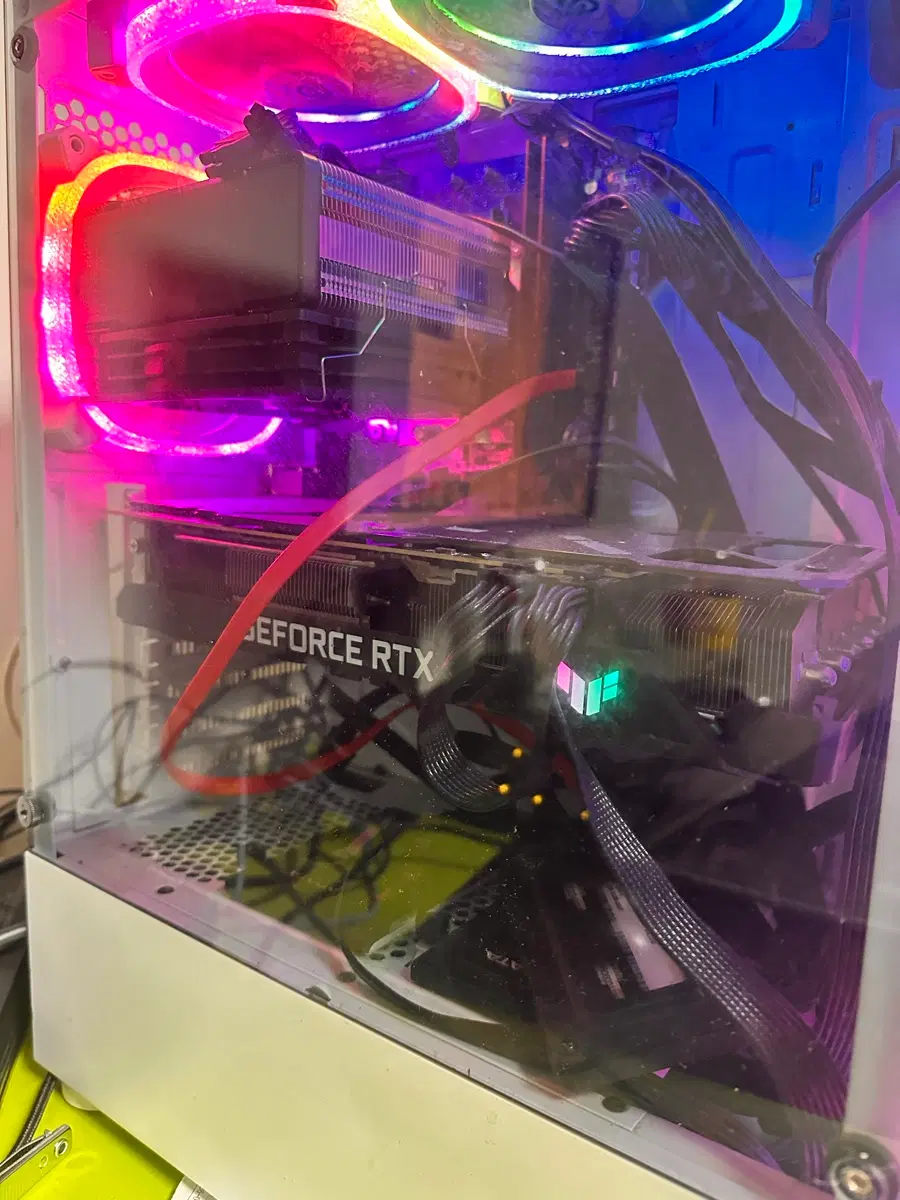 3070ti,i5-12400F 본체 및 모니터(컴퓨터 세트)