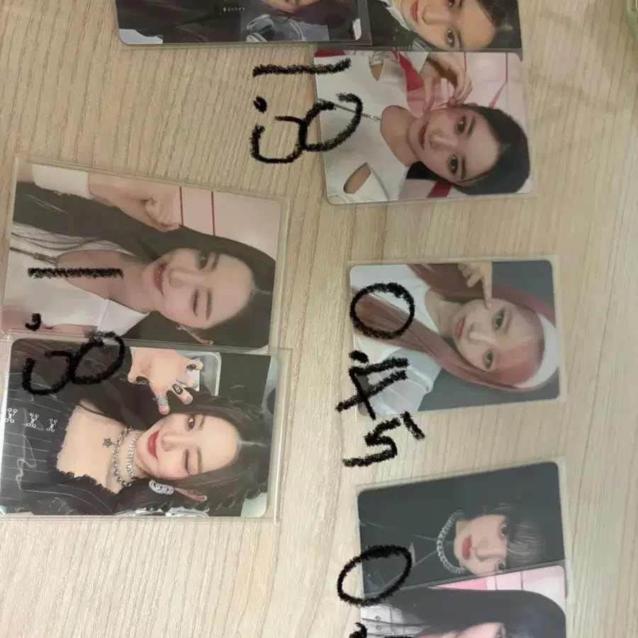 아이브WAVE포카 장원영 이서 레이 리즈 포카