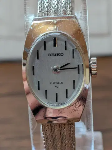 SEIKO 여성용 수동 와인딩 시계 21JEWELS