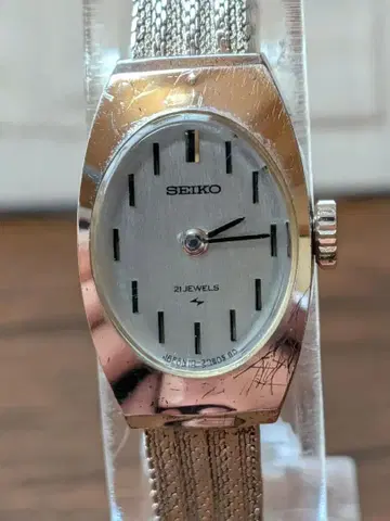 SEIKO 여성용 수동 와인딩 시계 21JEWELS