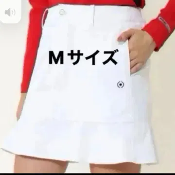 택 포함 새상품 PING 여성용 골프 스커트 화이트 M 사이즈