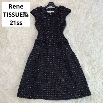 새상품급 Rene [ TISSUE제/21ss/썸머 트위드/펄 원피스 ]