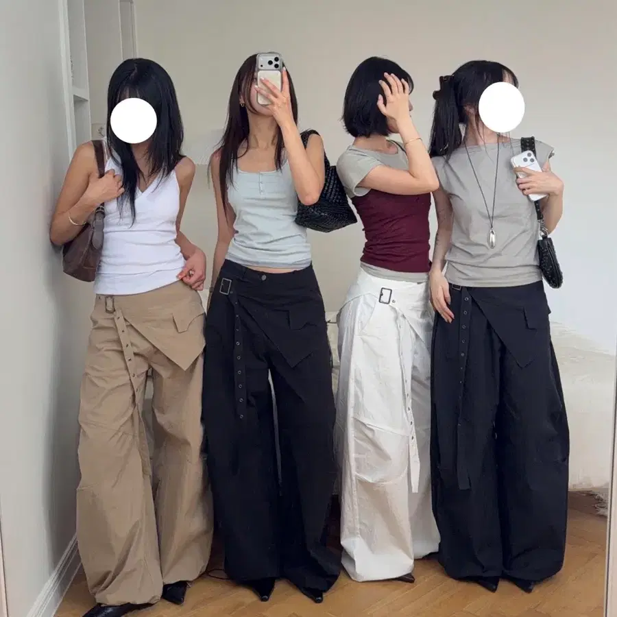 서울베이스드 랩스커트 팬츠