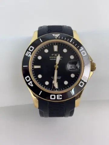 TECHNOS 테크노스 T6C21-BG 10기압 방수 세라믹 베젤 3침