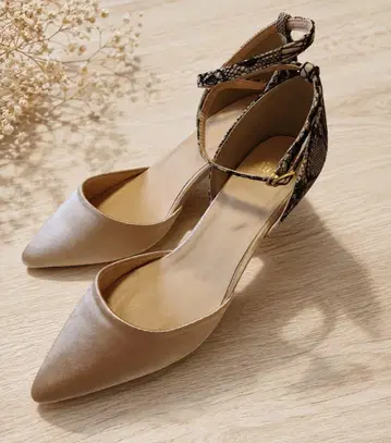 [ 새상품 ] flune 세퍼레이트 펌프스 26cm 샴페인 골드