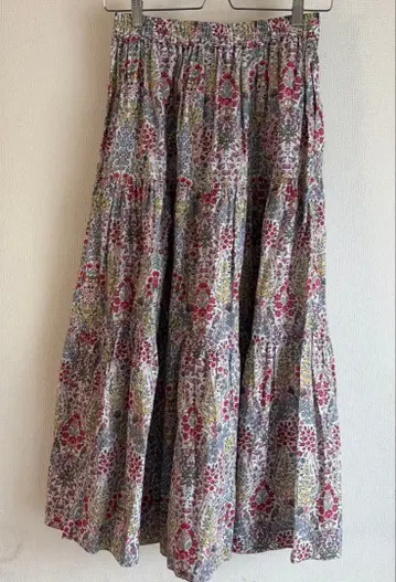 Dot and Stripes CHILD WOMAN 리버티 패턴 롱 스커트