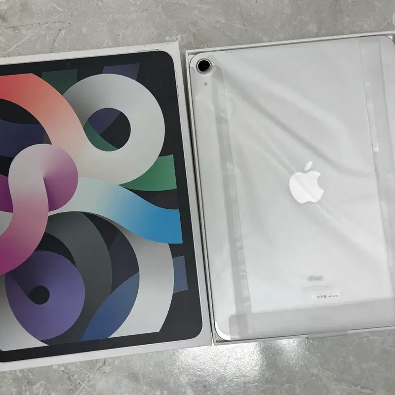 애플 아이패드 에어 4세대 실버(ipad air 4th generation silver) 풀박스 - 64GB wifi model