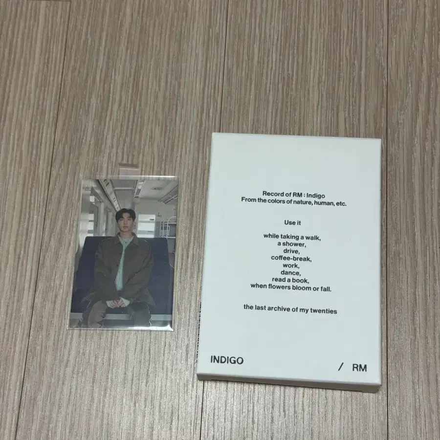 'Indigo' Postcard Edition (Weverse Albums ver.) RM ํฌ์นด