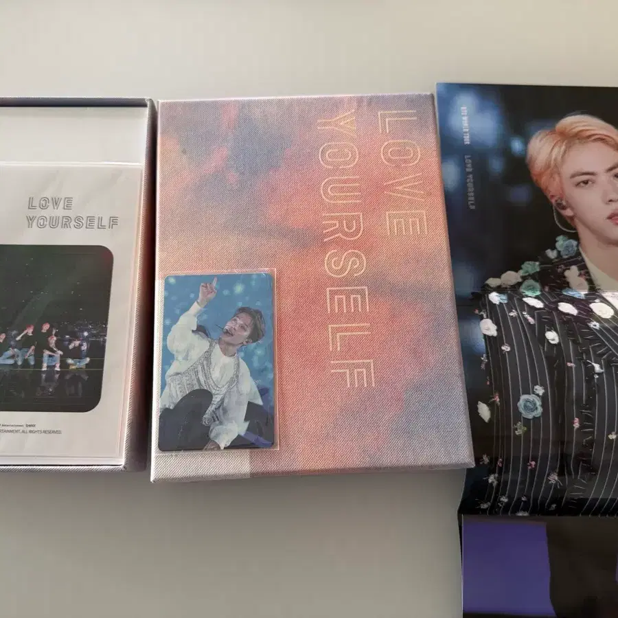 BTS 럽셀 서울 지민 포카 디비디 석진 포스터 LYS JIMIN JIN 방탄소년단