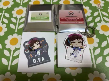 오버워치 D.VA 디바 아크릴 키링 스티커