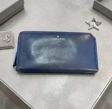 지미추 Jimmy Choo 로고 라운드 지퍼 장지갑