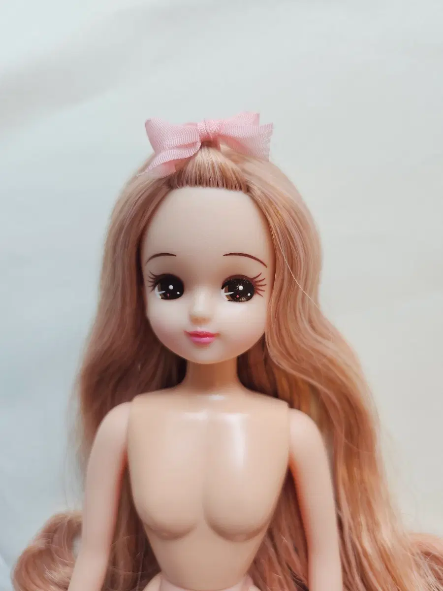 리카캐슬 투톤헤어 장미롤 리카인형