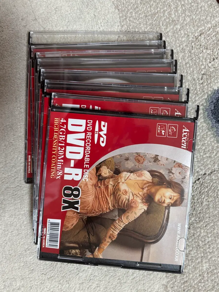 DVD 공디스크 Axxen (120분) 7장