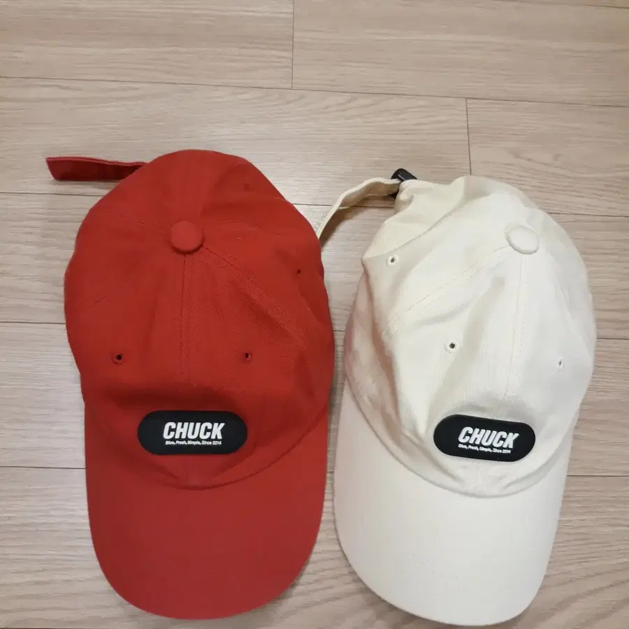 CHUCK척 볼캡 야구모자 6쪽모자 2종