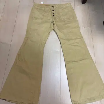 빈티지 CACTUS 부츠컷 팬츠 베이지