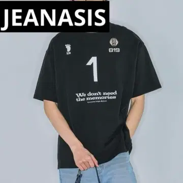 하이큐 JEANASIS 콜라보 티셔츠 넘버링 이나리자키 키타 신스케