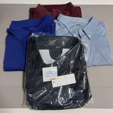 UNIQLO 에어리즘 코튼 카노코 피케 셔츠 4XL 묶음 판매