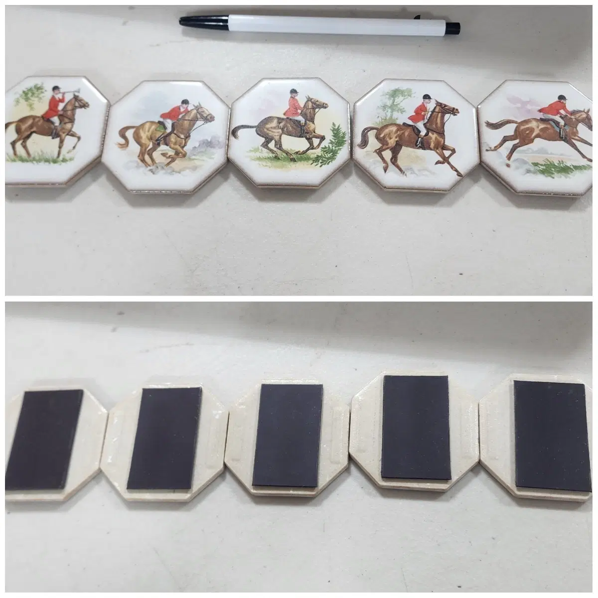유럽에서온 타일 마그넷 크기5.8cmX5.8cm 5종에17000원