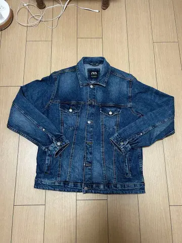 ZARA 데님 자켓 인디고 블루 L 사이즈