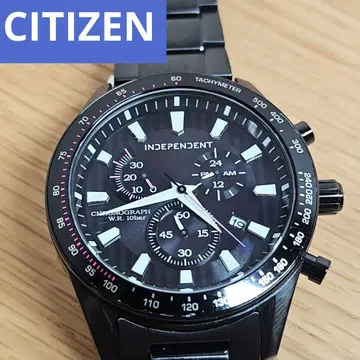 새상품급 CITIZEN INDEPENDENT 솔라텍 크로노그래프