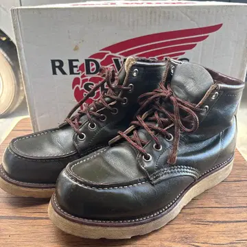 used RED WING 아이리쉬 세터 23.5cm 그린 사각 개택