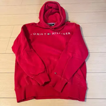 TOMMY HILFIGER 후드티 레드 S