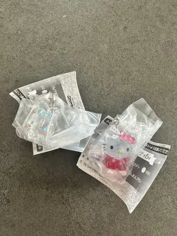 미개봉 새상품 산리오 크리스탈 메지루시 액세서리 키티 시나몬
