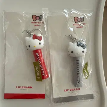 HELLO KITTY 3COINS 립 참 2개 세트
