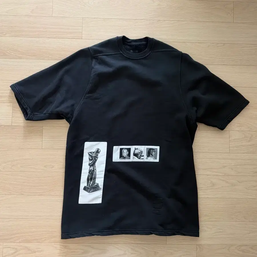 릭오웬스 drkshdw 블랙 그래픽 반팔티 F사이즈