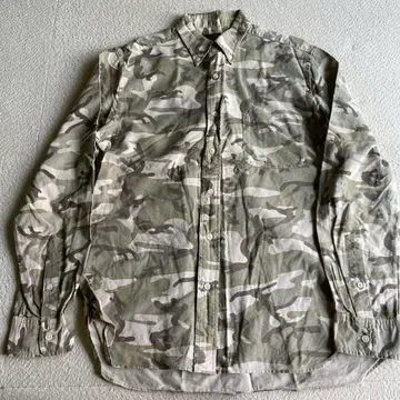 BEAMS 플러스 카모플라쥬 긴팔 셔츠 M