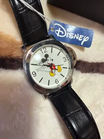 Disney 미키마우스 손목시계 쿼츠 블랙
