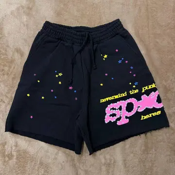 [ 미사용 새상품 ] Sp5der Punk V2 스파이더 하프 팬츠