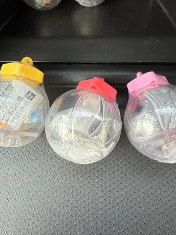 디즈니 캐릭터 Capsule Bottle Charm 3종 세트
