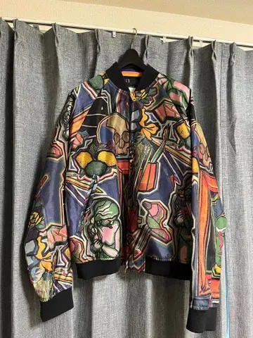 Paul Smith 아트 프린트 블루종 자켓