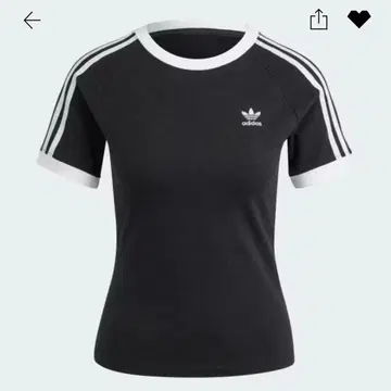 adidas 쓰리스 스트라이프 슬림 래글런 반팔 티셔츠