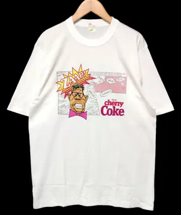VINTAGE Cherry Coke 고바야시 카츠야 T셔츠 데드스탁