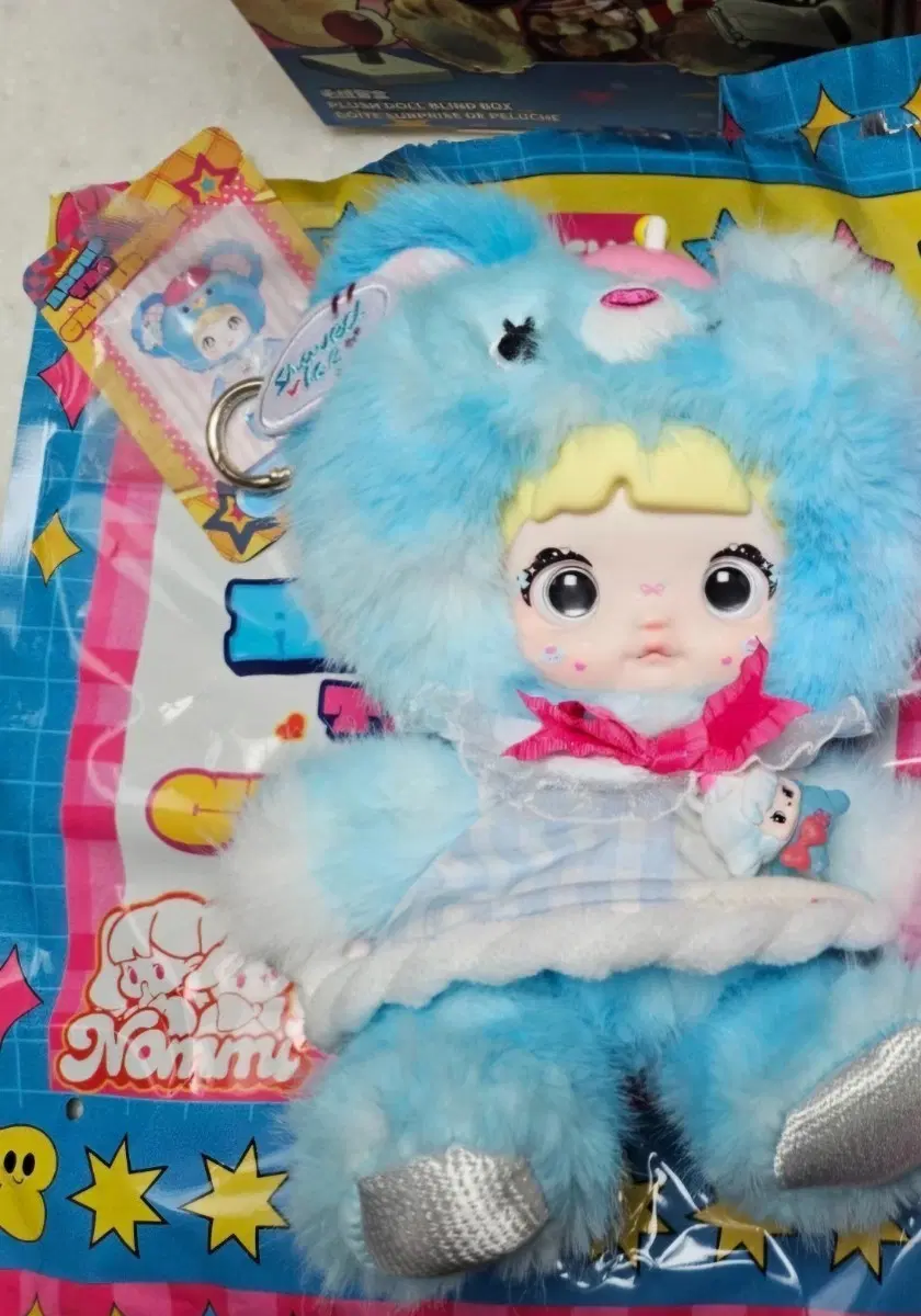 노미 어린시절 인형 곰 (블루)