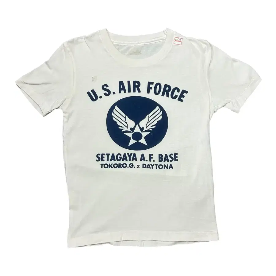 (바배) 세타가야 베이스 x 데이토나 USA AIR FORCE 한정판 반팔티