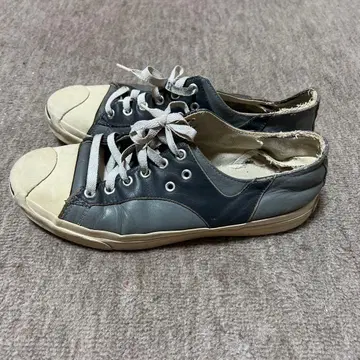 90s 컨버스 잭 파셀 래리 가죽 그레이